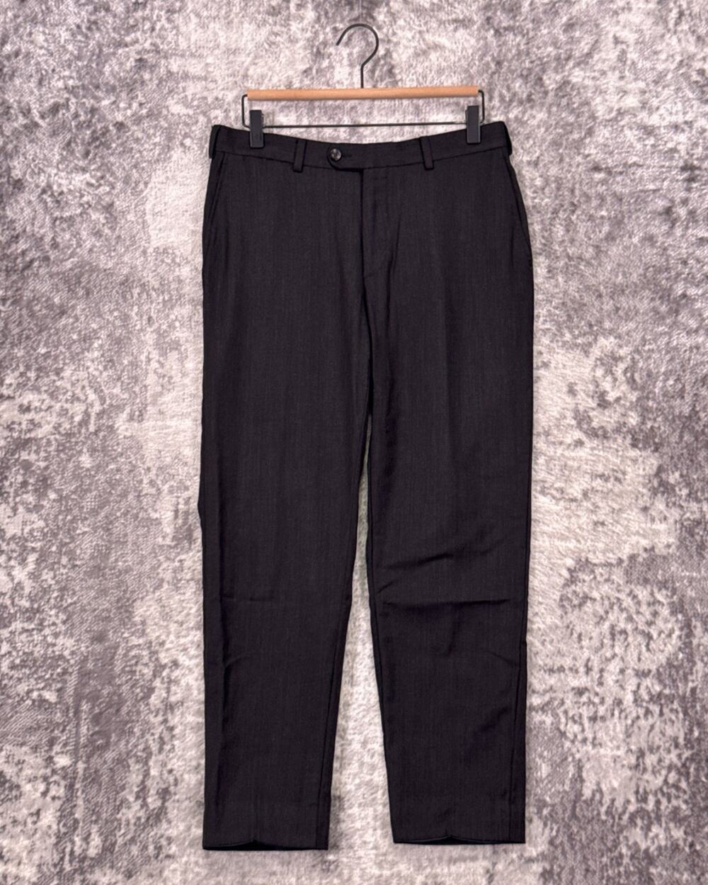SUITSUPPLY Dress Pants 30 x 27 Mens Brescia Slim Gray Wool